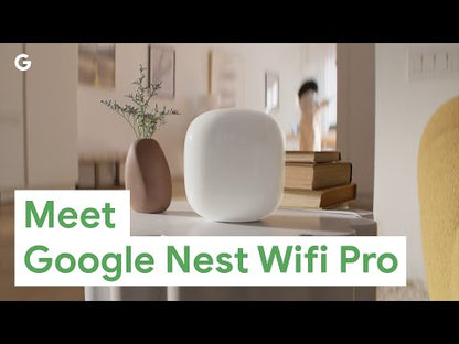 Google Wifi - AC1200 - Mesh WiFi System - Wifi Router - 1500 Sq Ft Coverage - 1 pack